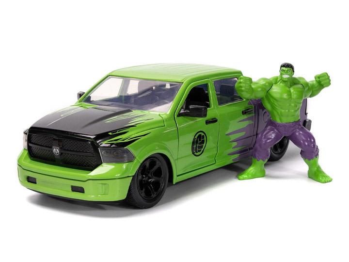 Jada: Marvel - '14 Dodge Ram 1500 with Hulk - 1:24 Diecast Model Carousel 1
