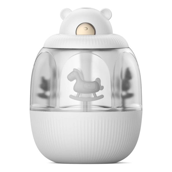 320ML Humidifier Colorful Carousel With Music Box Small Home Bedroom Carousel 2