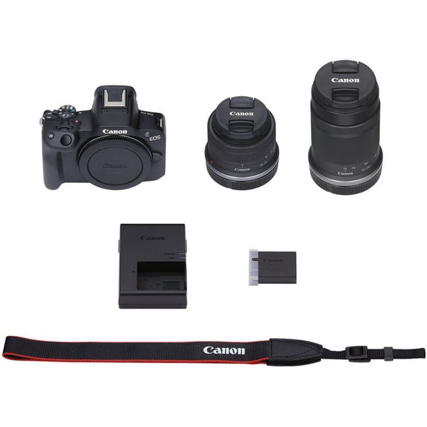 Canon EOS R50 Mirrorless Camera with 18-45mm & 55-210mm Lenses 24.2MP APS-C Carousel 5