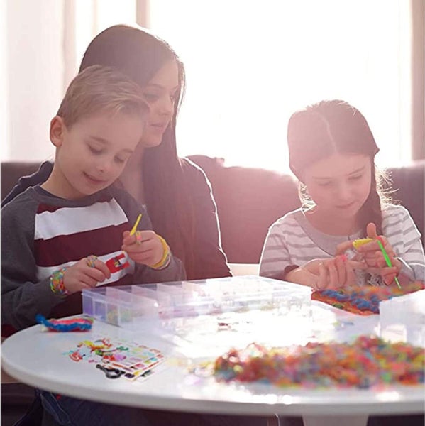 2500+ Loom Bands Kit, Rubber Bands for Bracelet Making Kit DIY Art Craft Ki Carousel 7