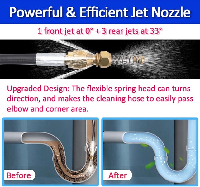 15M Drain/Pipe Cleaning Kit for Karcher Clearance Sale Carousel 2