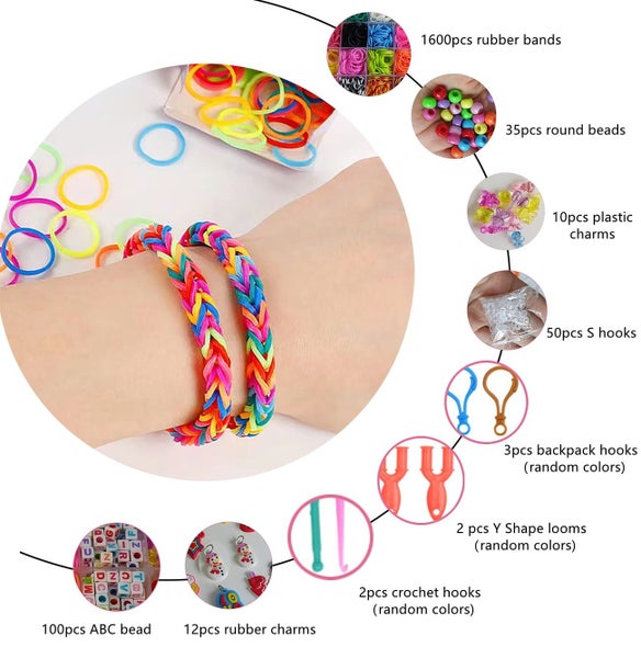 Bracelet Making Kit Loom Rubber Bands Crafts for kids Toys for Girls 8 to 1 Carousel 2