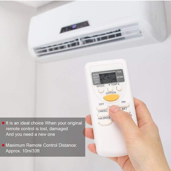 Air Conditioner Remote Control, Controller Replacement for A75C2665 A75C266 Carousel 2