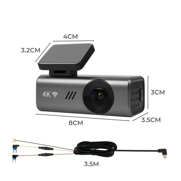 Dash Camera 4K Wifi Car Recorder Voice Control Night Vision Parking Monitor 64G Carousel 2