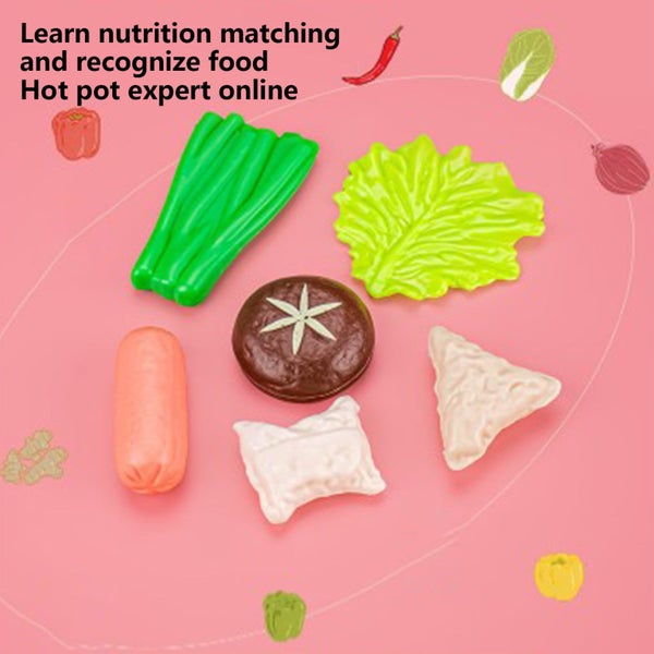 43Pcs Cutting Play Food Toy for Kids Girls Kitchen, Pretend Fruit & Vegetable Carousel 9