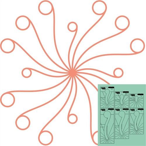 Westalee Design Sin-e-fex Curly Q's Set 2 Low Shank Carousel 2