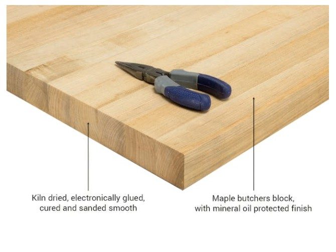 Workbench Top Maple 244 x 76cm Carousel 2