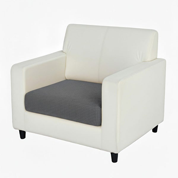 Anyhouz Sofa Cover Dark Gray Polyester Thick Stretchable Cushion For Living R... Carousel 1