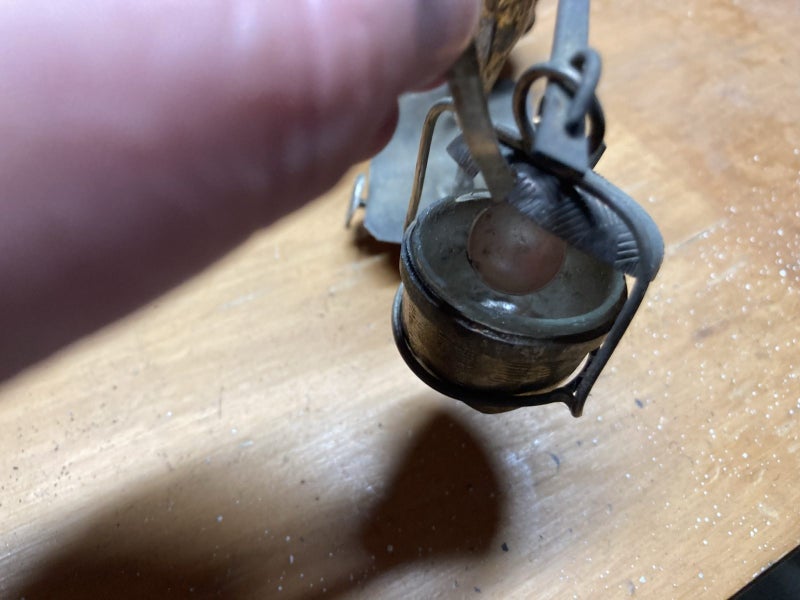 Rare antique Chinese man - spice holder Carousel 6