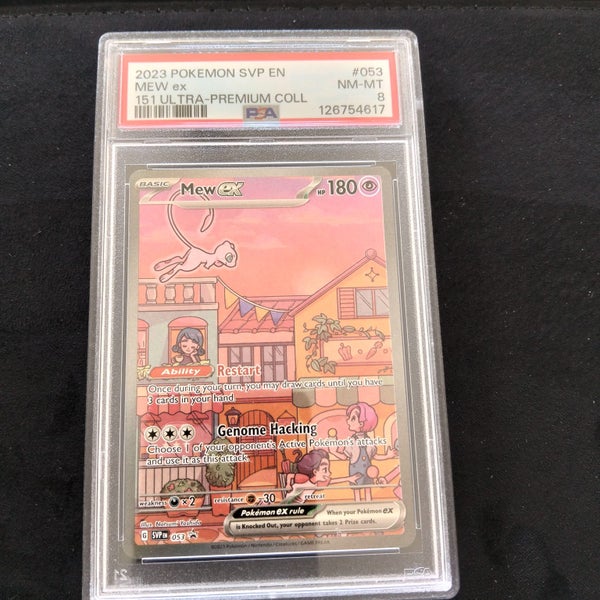 Mew ex, 151 UPC Promo. #053 PSA 8 $1 Reserve Carousel 1