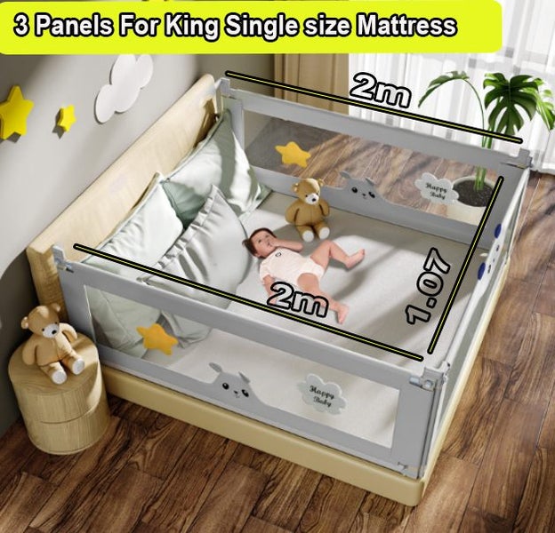 Bed Rails, Baby Bed Rail For King single Size Bed Carousel 2