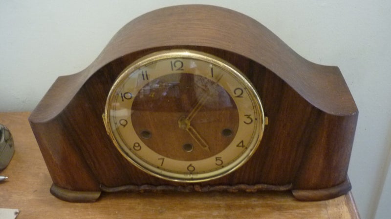 BEAUTIFUL ANTIQUE GERMAN MANTEL CLOCK Carousel 2