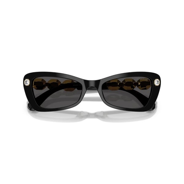 Swarovski SK6033 100187 Women's Sunglasses - Black, Dark Grey Lenses Carousel 2