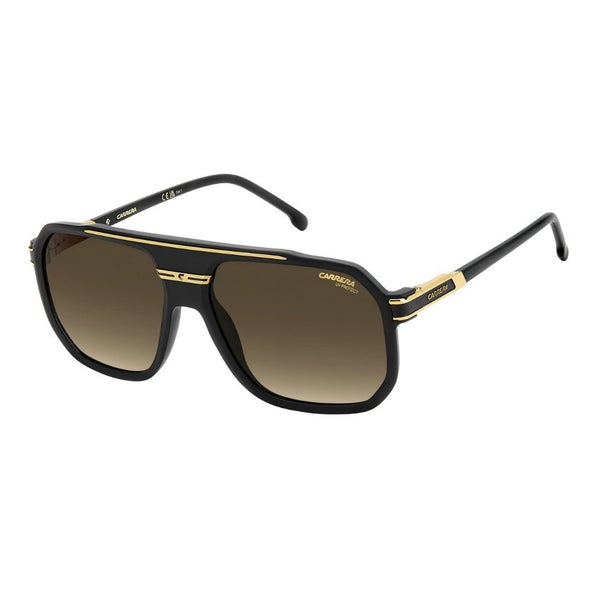 Carrera 1077/S I46/86 Men's Sunglasses - Matte Black Gold Carousel 1