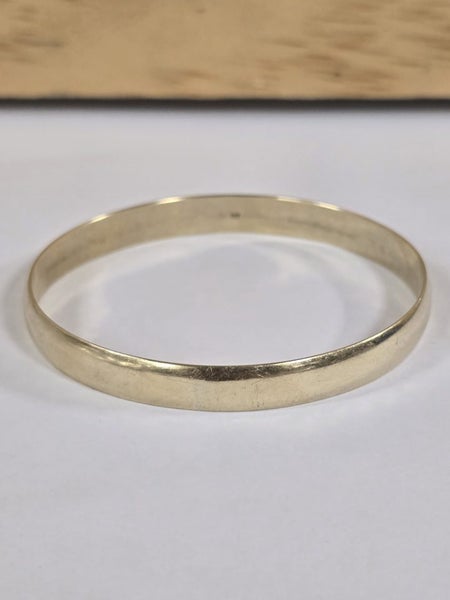 9CT Yellow Gold Plain Bangle 23.81g Carousel 2