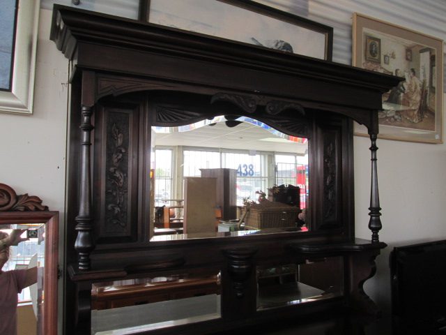 1957 AWESOME EDWARDIAN MIRROR BACK SIDEBOARD Carousel 2