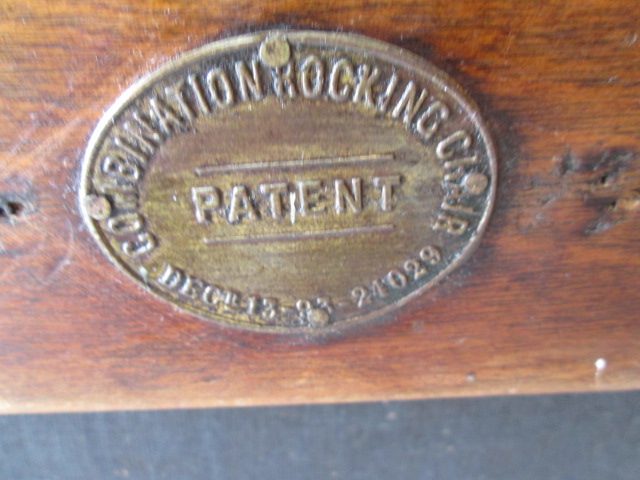 2361 VINTAGE COMBINATION FOLDING ROCKING CHAIR Carousel 6