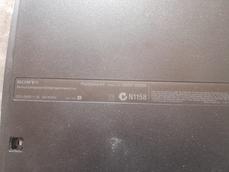 PS3 CECH 2502A Outer shell pieces Carousel 2