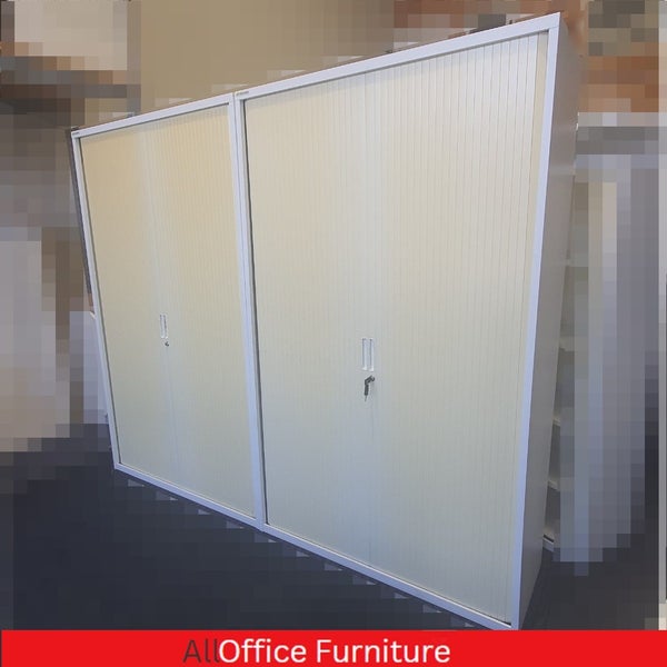 Large Storage cupboard x 1, Tambour Cupboard, With key, 6 Shelves Carousel 1
