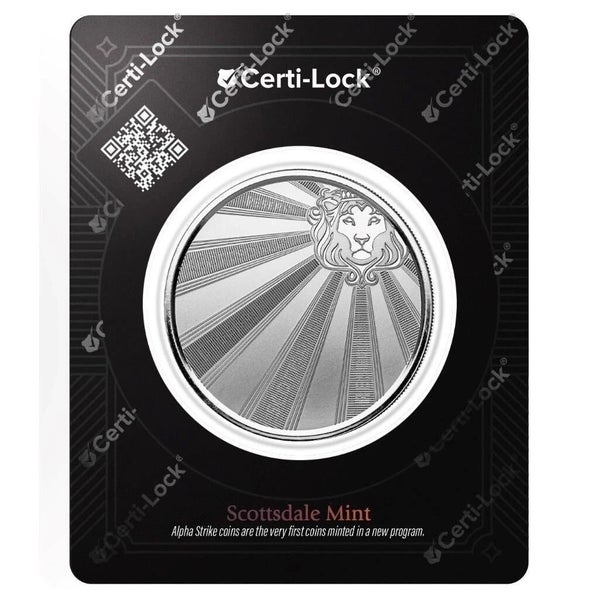 2024 1 oz RESERVE .999 Silver Round Scottsdale Alpha Strike ONLY 499 Carousel 2