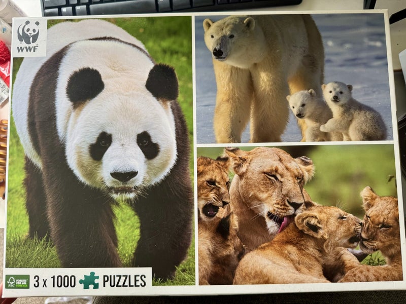 3x 1000 piece Puzzles!! 2nd hand Carousel 1