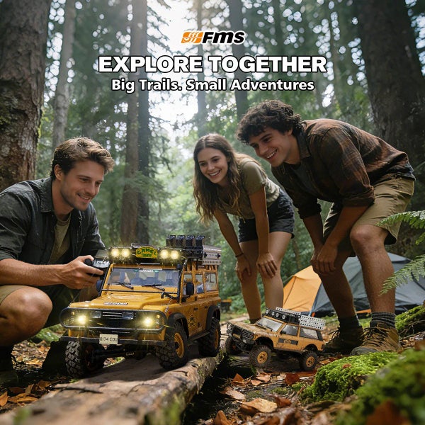 FMS 1:10 FCX10 Land Rover Camel Trophy Edition RS - Require Battery & Charger Carousel 11