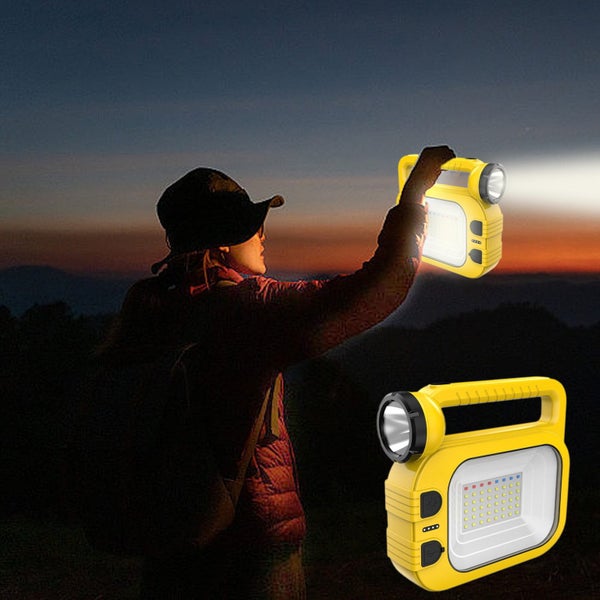 Flashlight Portable Camping Light USB Rechargeable LED Lantern 3 Lighting Mod Carousel 2