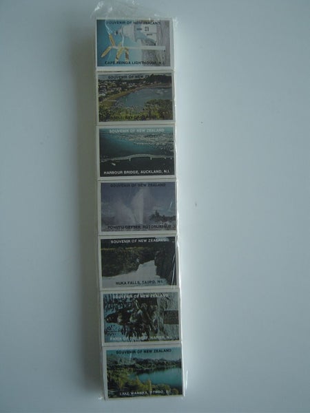 Vintage NZ Souvenir Matchboxes Carousel 1