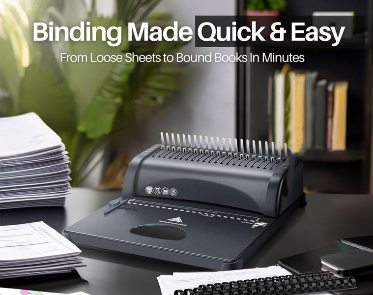 Comb Binding Machine Office Binder (Auckland Stock) Carousel 2