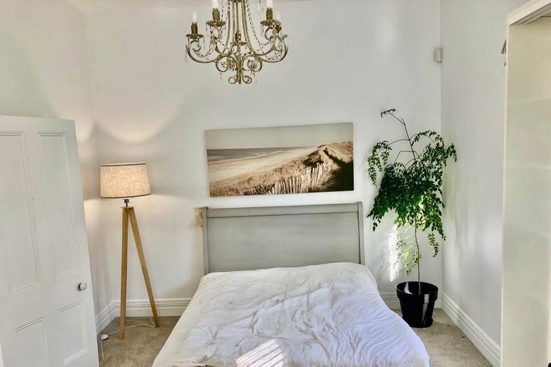 Very large art work print Beach Scene Carousel 1