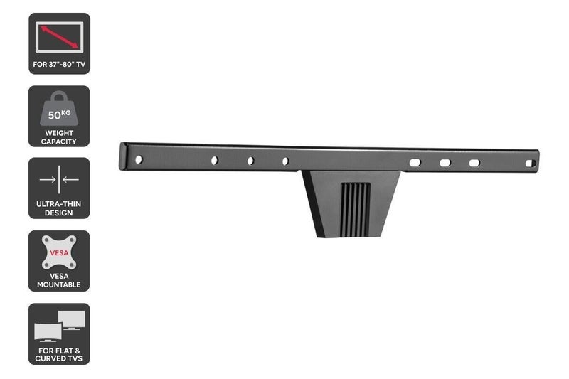 Kogan Thinline Ultra Slim Low Profile Fixed TV Wall Mount for 37" - 85" TVs Carousel 1