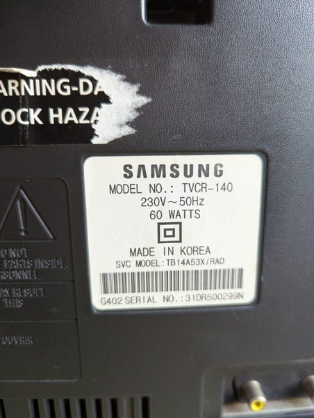 SAMSUNG TVCR-10 VCR player Carousel 2