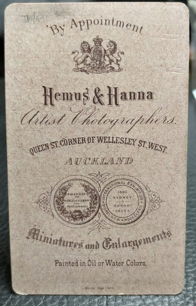 Early NZ studio photo 1875-1885 Carousel 2