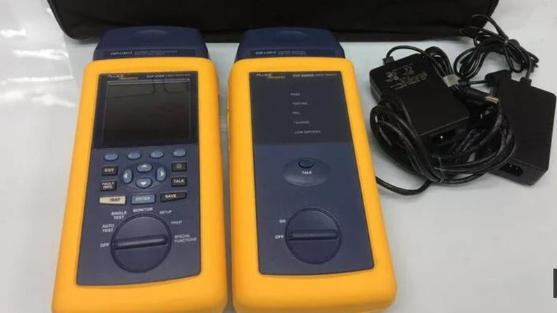 Fluke LAN Network Cable Tester DSP-4100, TDR graph, Ethernet Analyser RJ45 Cat 6 Carousel 2
