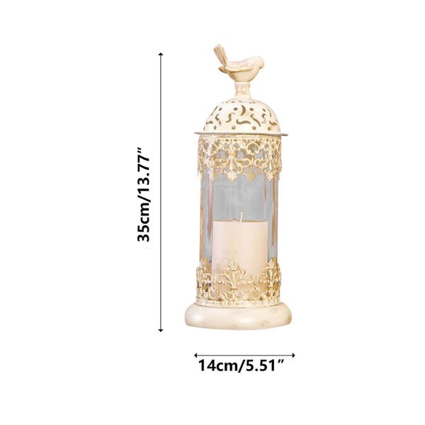 Desktop Ornaments Morocco European Candlestick, Household Romantic Wedding Ta Carousel 2