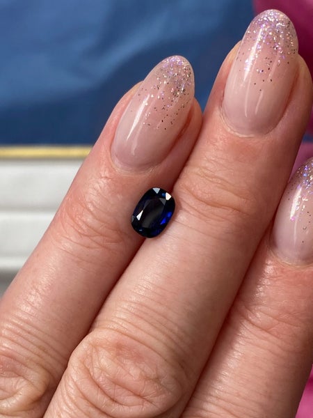 $1RES ~ $3100 Retail * Certified 1.24ct Royal Blue Sapphire - Showcase Carousel 2
