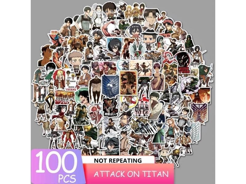 100pcs Anime Stickers For Luggage Laptop Etc. Carousel 4