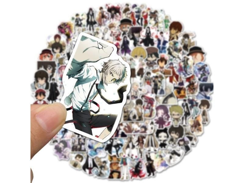 10/20/50/100Pcs Anime Stickers Bungou Stray Dogs Graffiti DIY Vinyl Decals For Carousel 2