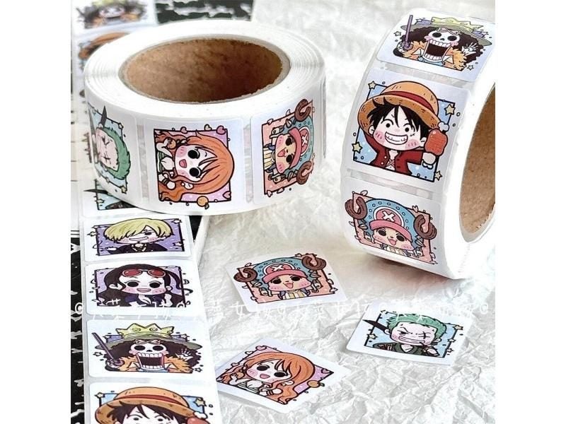 New 500PCS One Piece Moving Diffuse Sticker Envelope Sealing Paper Carousel 1