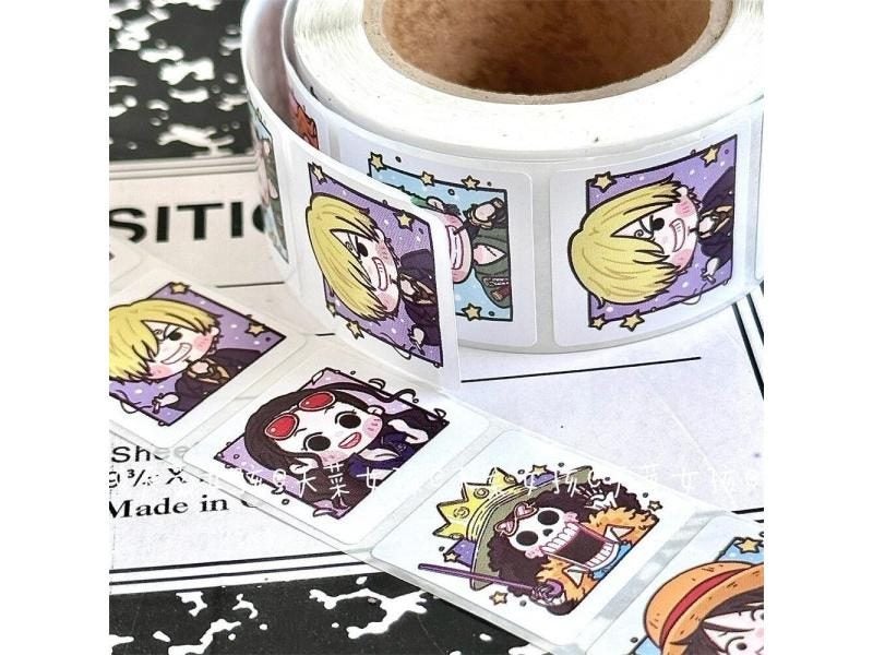 New 500PCS One Piece Moving Diffuse Sticker Envelope Sealing Paper Carousel 2