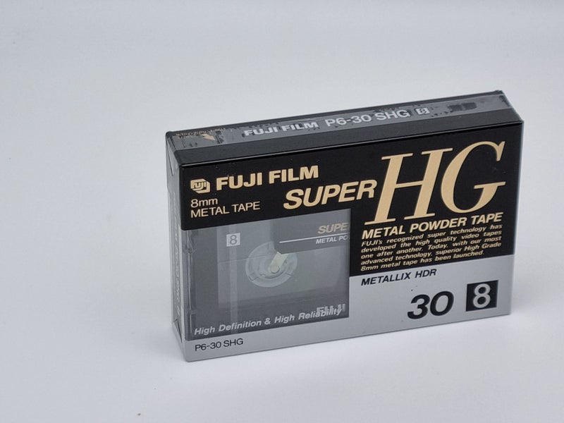 Fujifilm Video8 SUPER HG 8mm Video Tape 30min Carousel 1