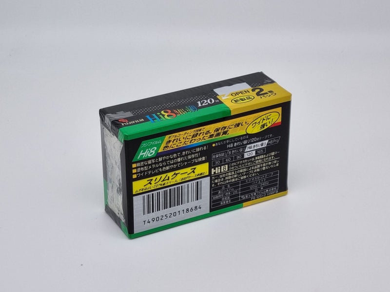 Fujifilm Hi8 MP Video8 8mm Video Tape 120min x 2 (Pack of Two) New In Seal Carousel 1
