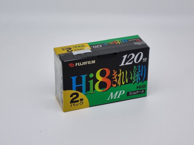 Fujifilm Hi8 MP Video8 8mm Video Tape 120min x 2 (Pack of Two) New In Seal Carousel 2