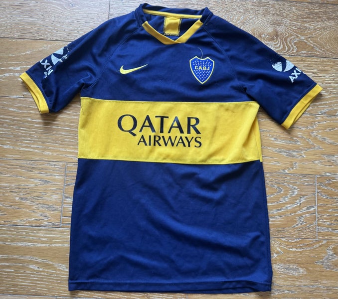 Boca Juniors Carlitos Carlos Tevez Football Soccer Jersey Size 12 - 14 Years Carousel 1