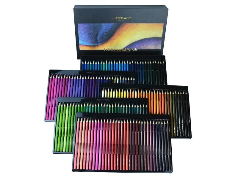 Oil Wood Pencils Soft Watercolor Pencil For School Draw Sketch Art Supplies 12 Carousel 1