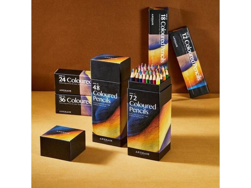 Oil Wood Pencils Soft Watercolor Pencil For School Draw Sketch Art Supplies 12 Carousel 2
