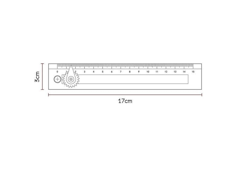 Student Compass Ruler Multi-function Drawing Circle Tool Ruler For Professional Carousel 5