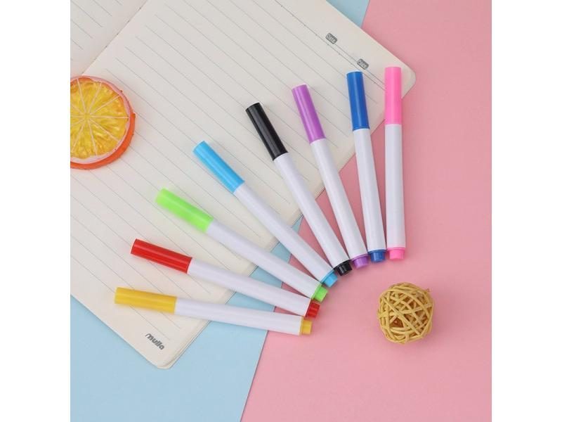 8pcs Color Blackboard Marker Pen Erasable Non-toxic For Children Carousel 1