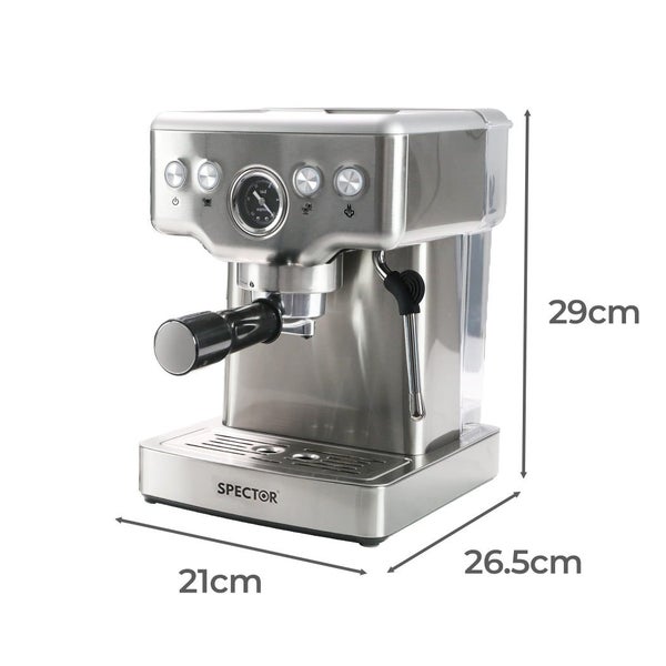 Spector 20 Bar Coffee Machine Espresso Maker With Milk Frother Carousel 2