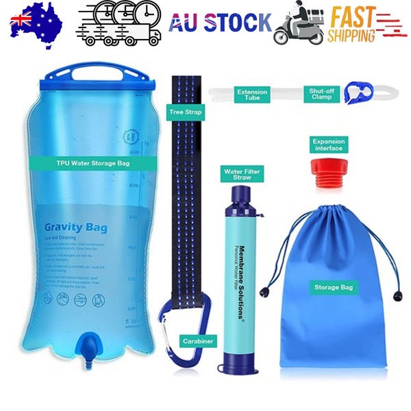 Hod Health & Home Survival Water Purifier Filter Straw Gravity Filtration System Carousel 1